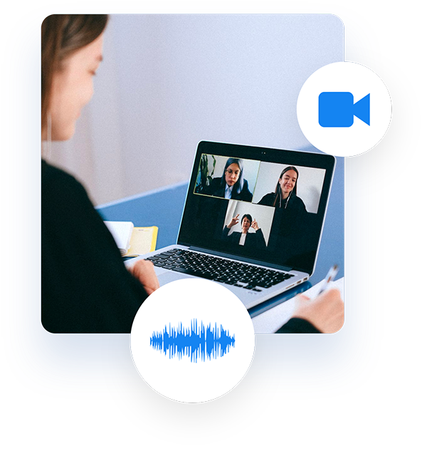 Visioconférence Audio et vidéo de qualité prémium​