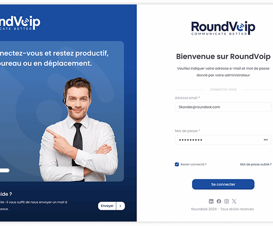 Interface intuitive pour une intégration simplifiée avec une technologie VoIP avancée