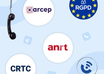 Carte des zones réglementaires VoIP – Conformité RGPD ARCEP CRTC ANRT par région