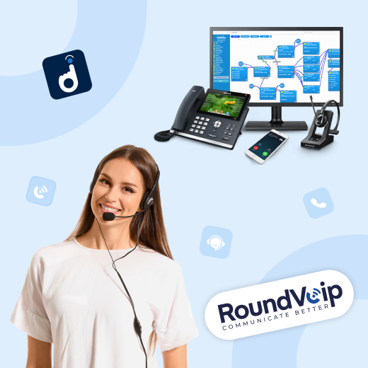 agents gérant un pic d’appels entrants grâce à la VoIP et au routage dynamique.
